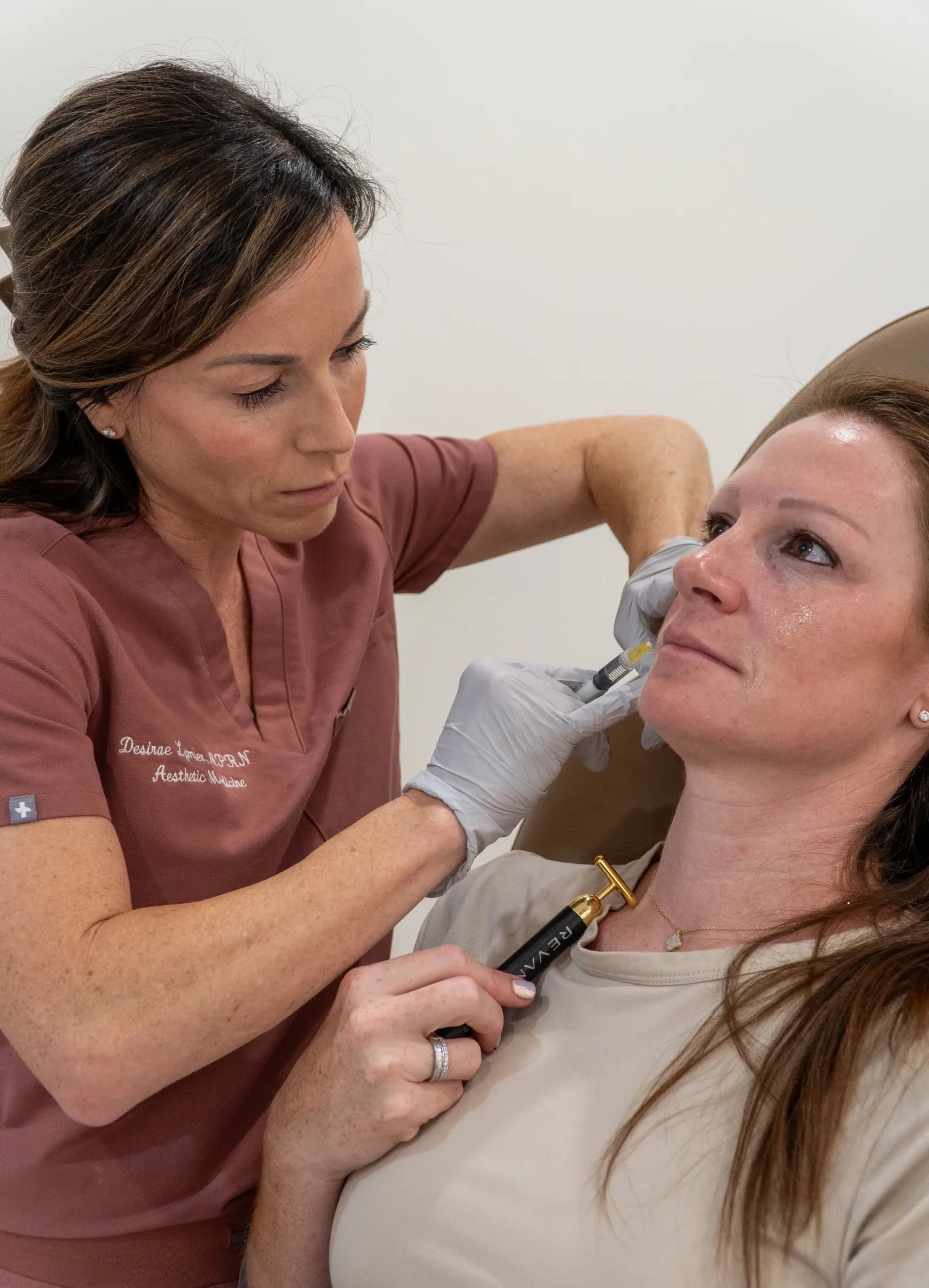 Desirae Lymber in her practice