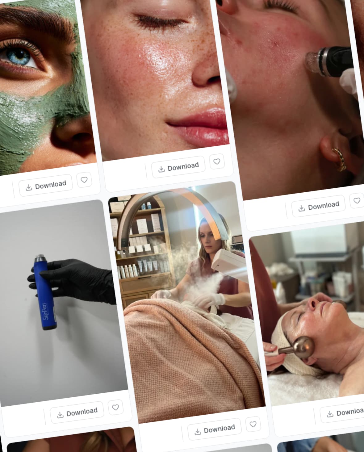 Stock photos template preview