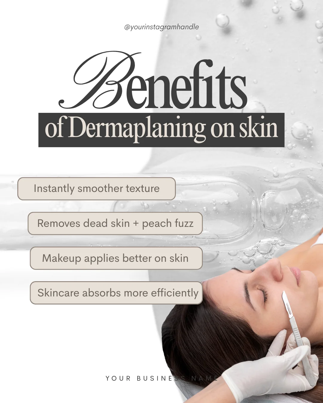 Esthetician template — benefits of dermaplaning