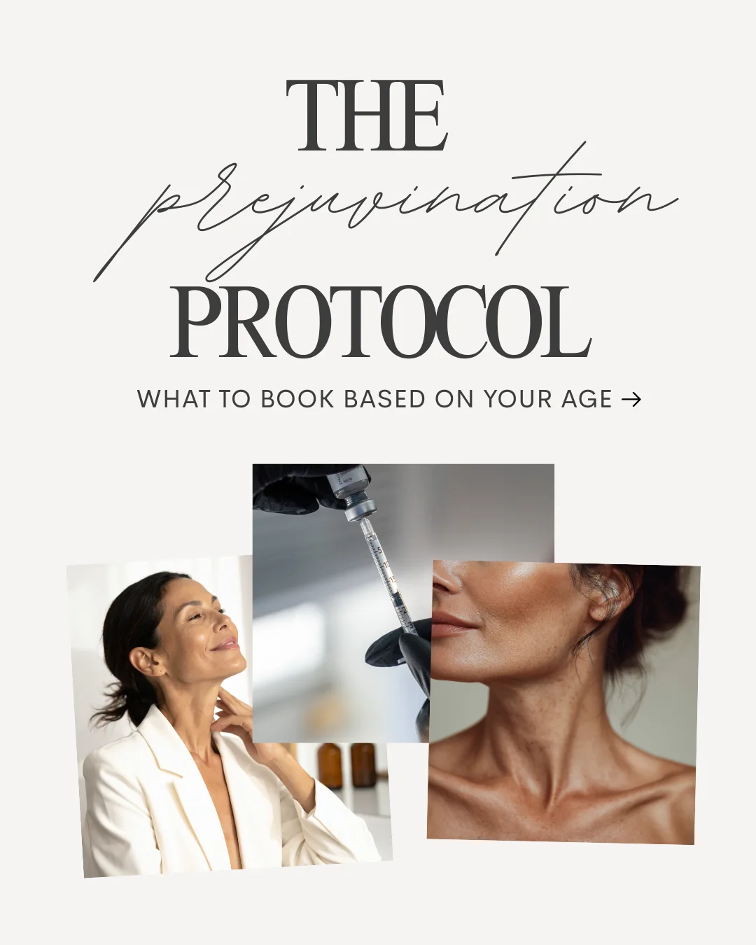 Med spa template — the prejuvenation protocol by age